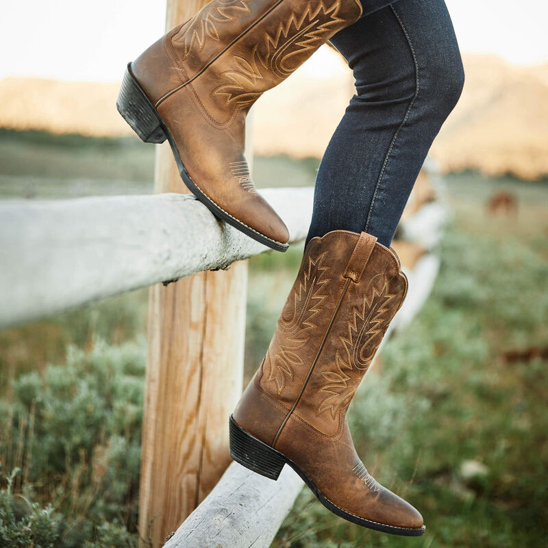Women's Heritage Western R Toe Boot 10001021