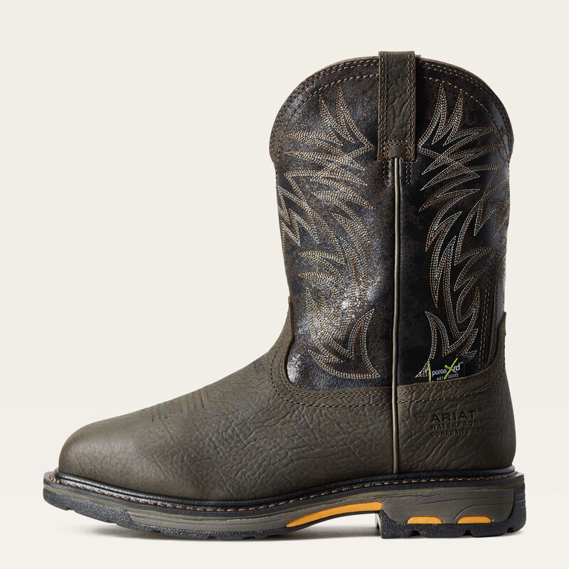 WorkHog Wide Square Toe MetGuard Waterproof Composite Toe Work Boot 10016265