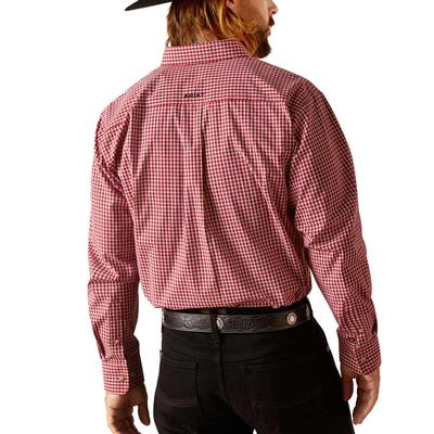 ARIAT MEN'S PRO SERIES PORTER RED WESTERN SHIRT 10047166