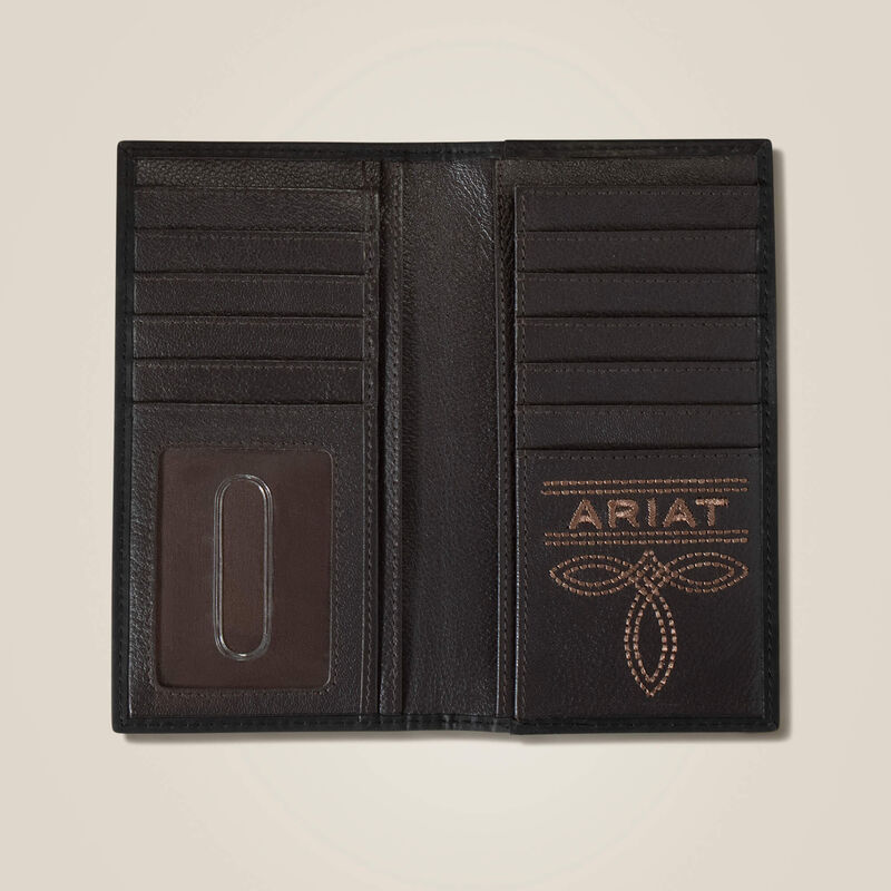 Ariat Mexico Flag/Lettering Rodeo Wallet