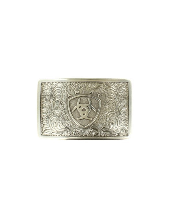 ARIAT WESTERN FILIGREE RECTANGLE BELT BUCKLE A37002
