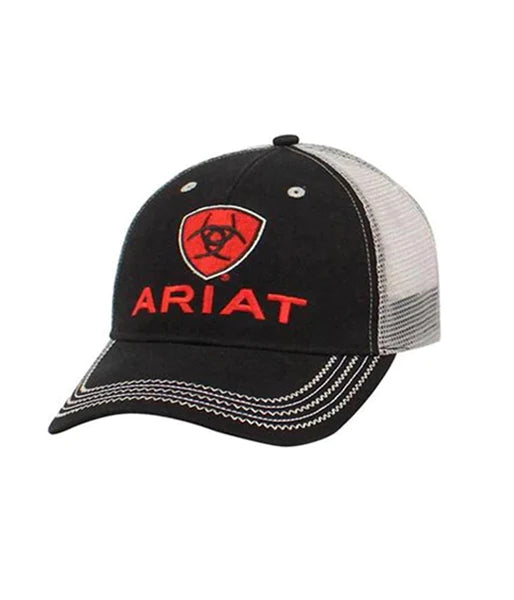 Ariat Black and White Mesh Cap 1515866