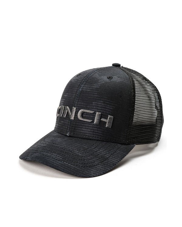 CINCH TRUCKER SNAP LOGO BLACK WESTERN HAT MCC0038021