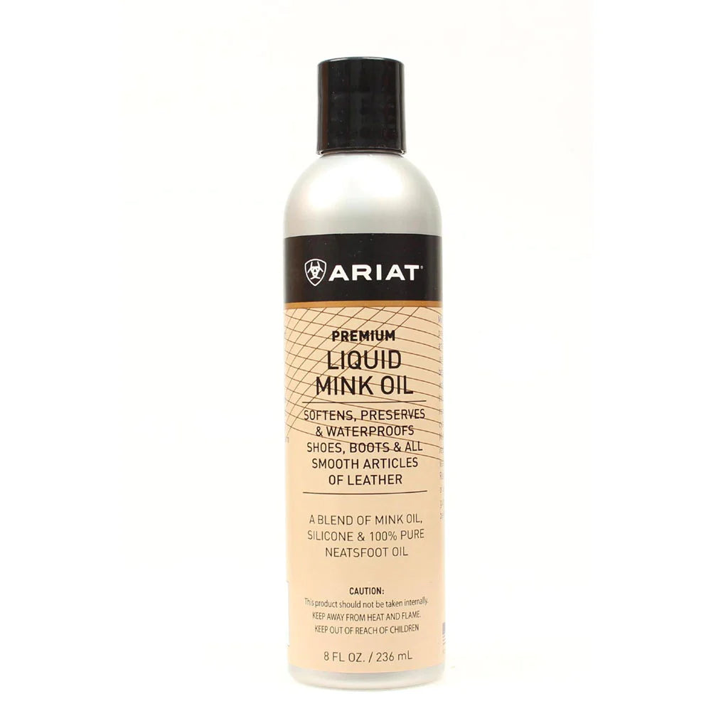 Ariat Liquid Mink Oil - 8 oz A27014