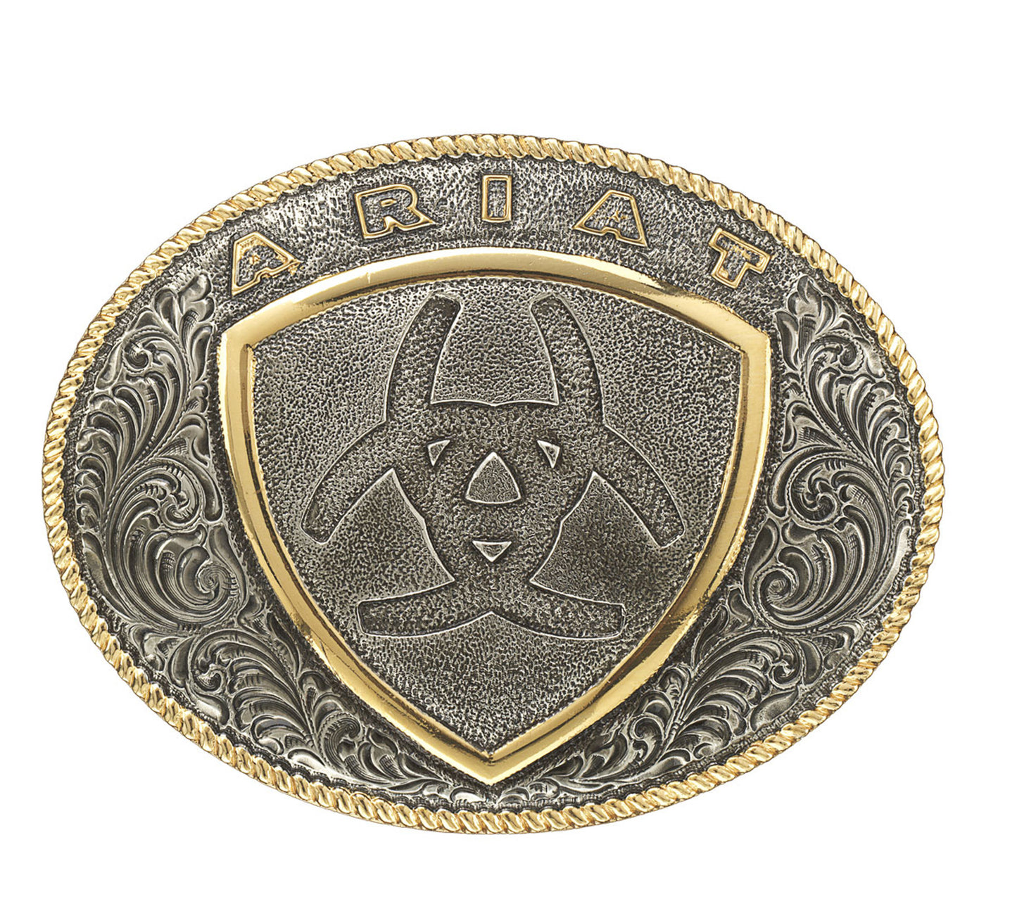 Ariat Oval Buckle W Shield Logo - A37015