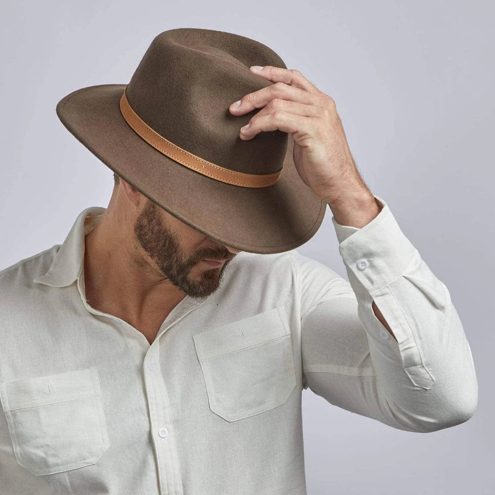 Boondocks | Mens Felt Fedora Hat