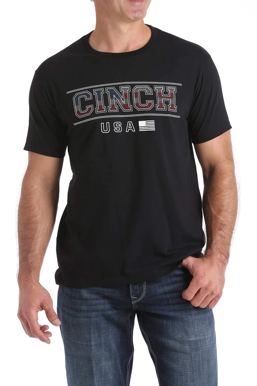 CINCH - MEN'S SHORT SLEEVE T-SHIRT - BLACK MTT1690376