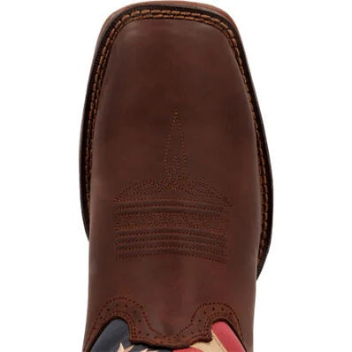 REBEL™ BY DURANGO® PATRIOTIC PULL-ON WESTERN FLAG BOOT DB5554