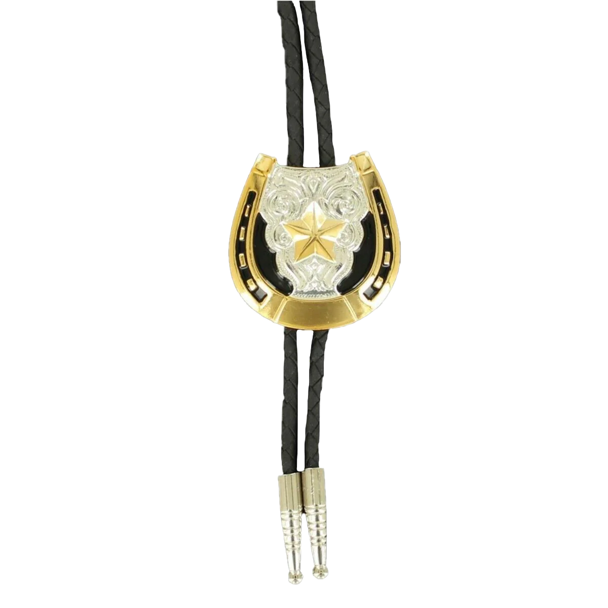Double S Western Horseshoe Slide Bolo Tie 22704