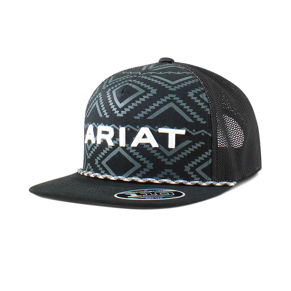 ARIAT AZTEC ROPE BLACK - HATS CAP - A300072001