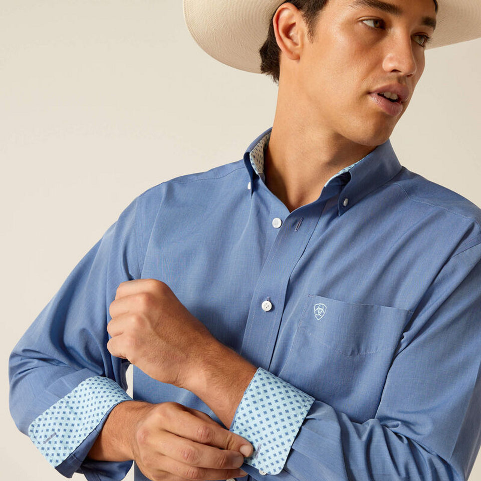 ARIAT SOLID PINPOINT OXFORD CLASSIC - MENS SHIRT - 10048866