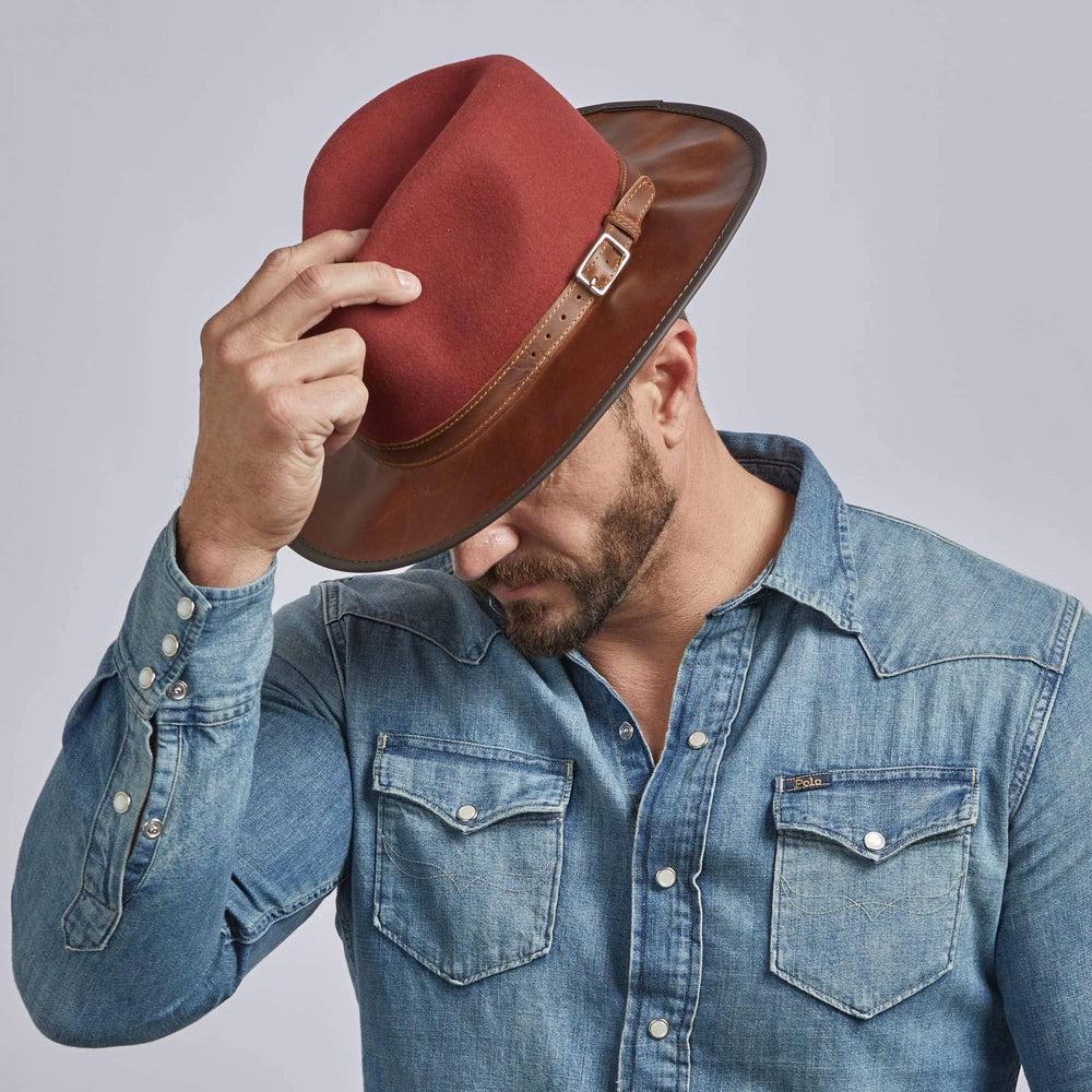 Summit | Mens Felt Leather Fedora