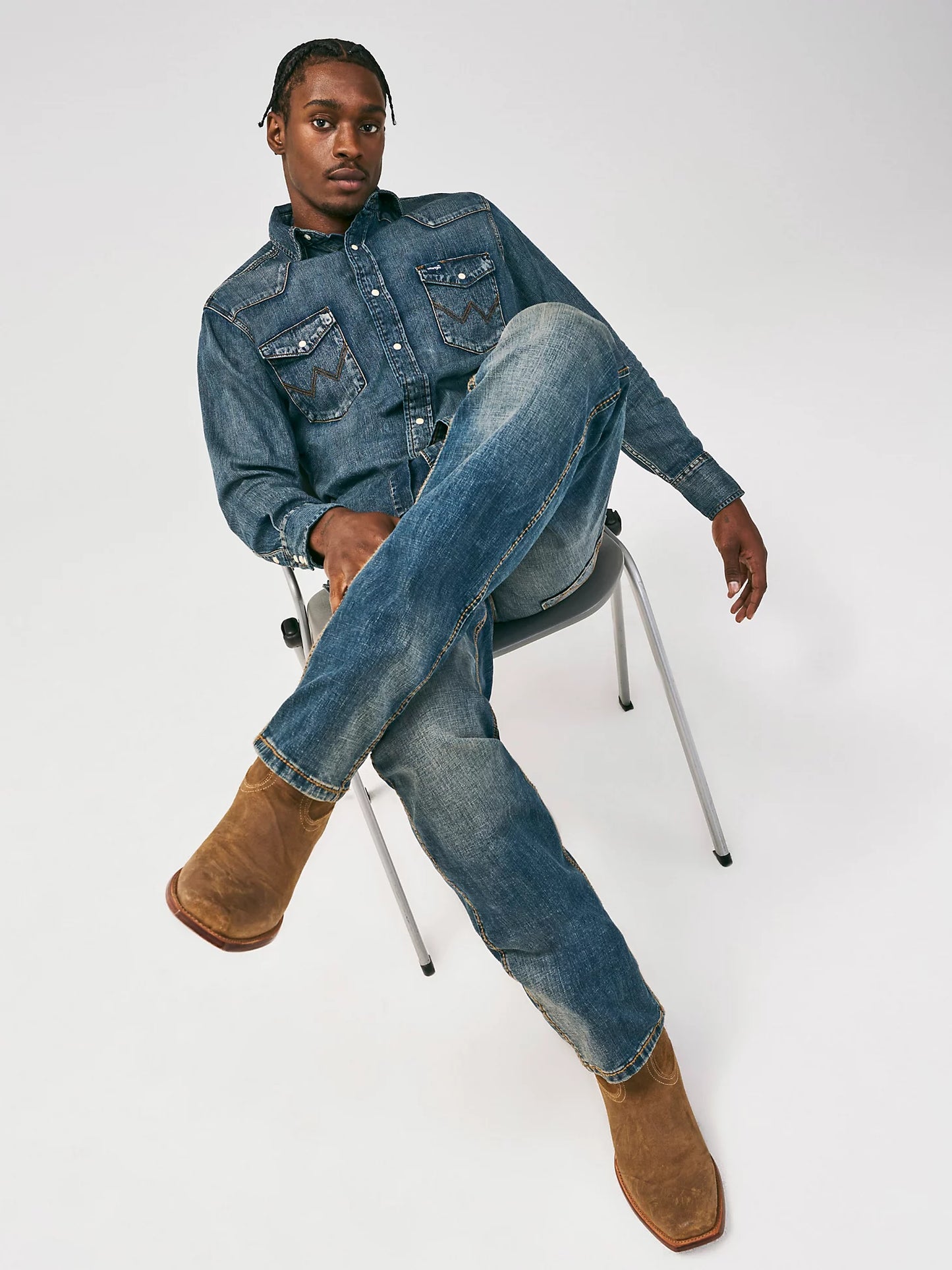 MEN'S WRANGLER RETRO® SLIM FIT STRAIGHT LEG JEAN IN BOZEMAN 10WLT88BZ