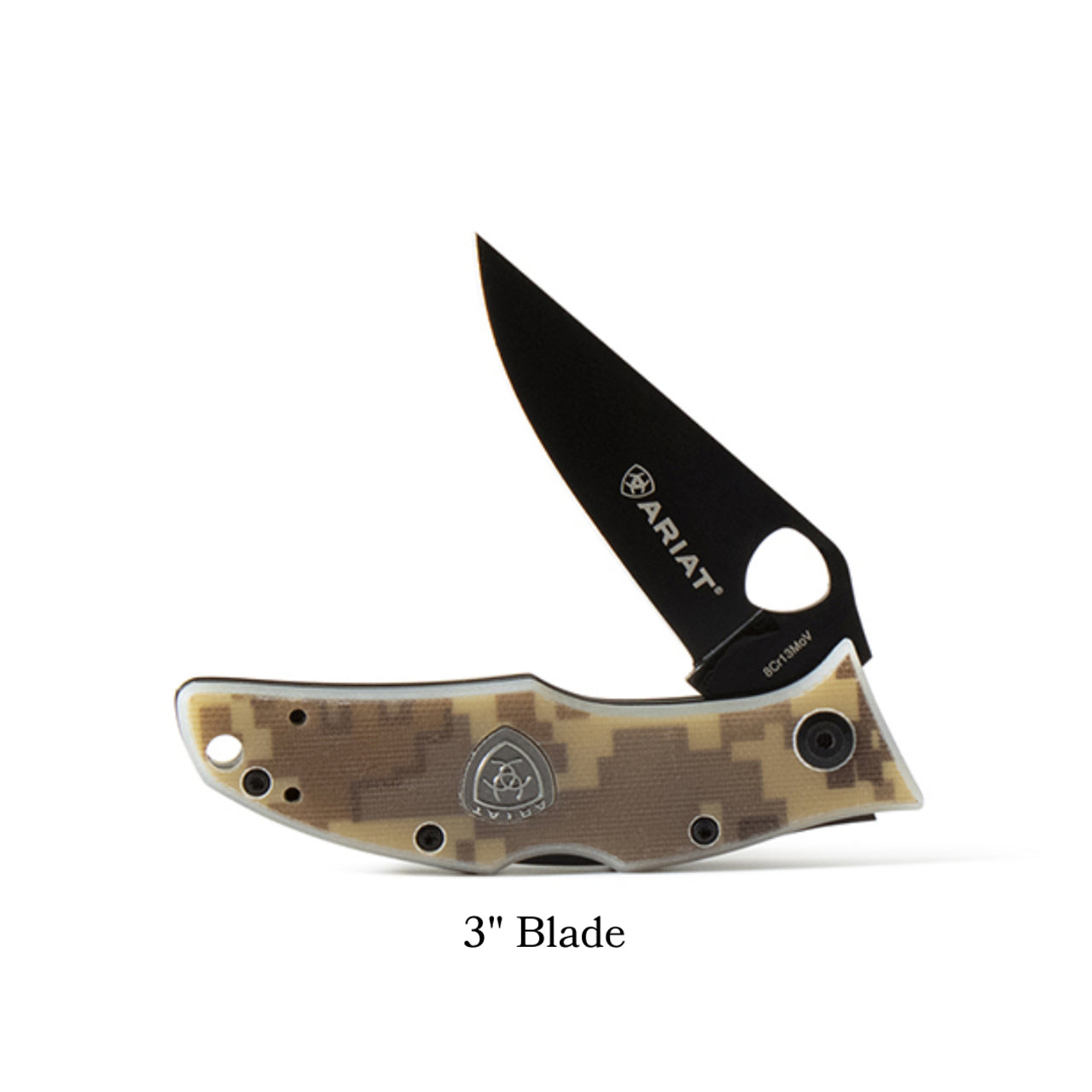Ariat Knife Multi-color, 3" Smooth Blade, Medium A710012297-M