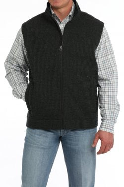 Cinch Men's Wool Bonded Vest - Black
