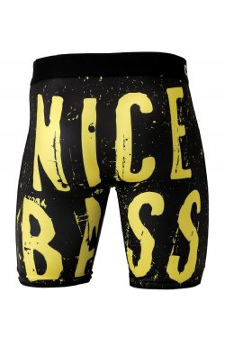 MEN'S 9" NICE BASS BOXER BRIEF - BLACK MXY6010011