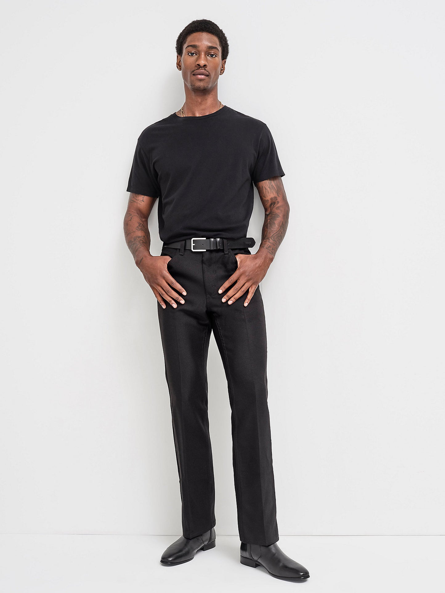 Wrancher Dress Jean Black 00082BK