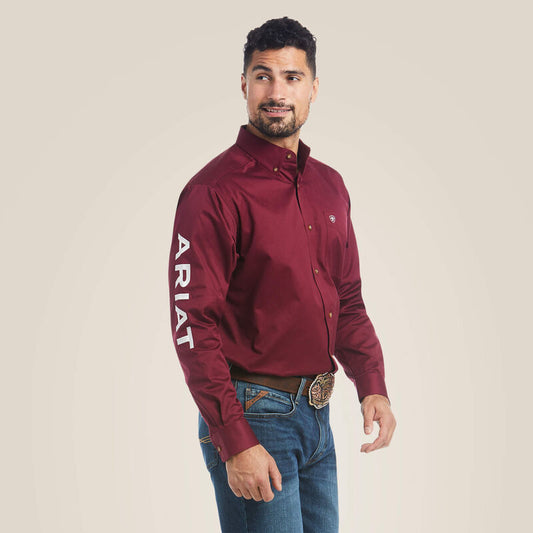 Men's Team Logo Twill Classic Fit Shirt 10034233 10038914 10034231