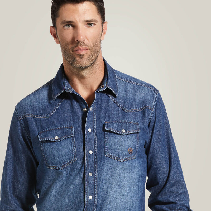 Denim Retro Fit Shirt 10033464