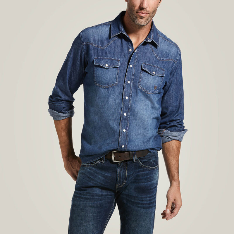 Denim Retro Fit Shirt 10033464
