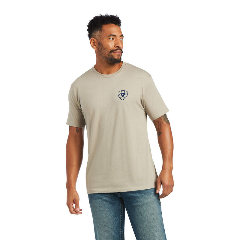 Woodgrain Flag Short-Sleeve T-Shirt 10040864