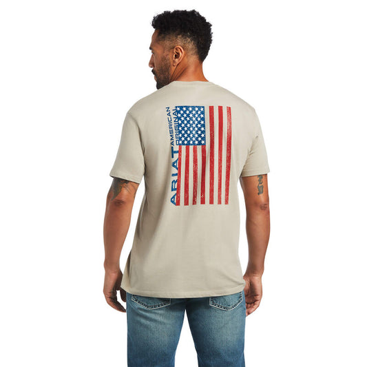Woodgrain Flag Short-Sleeve T-Shirt 10040864