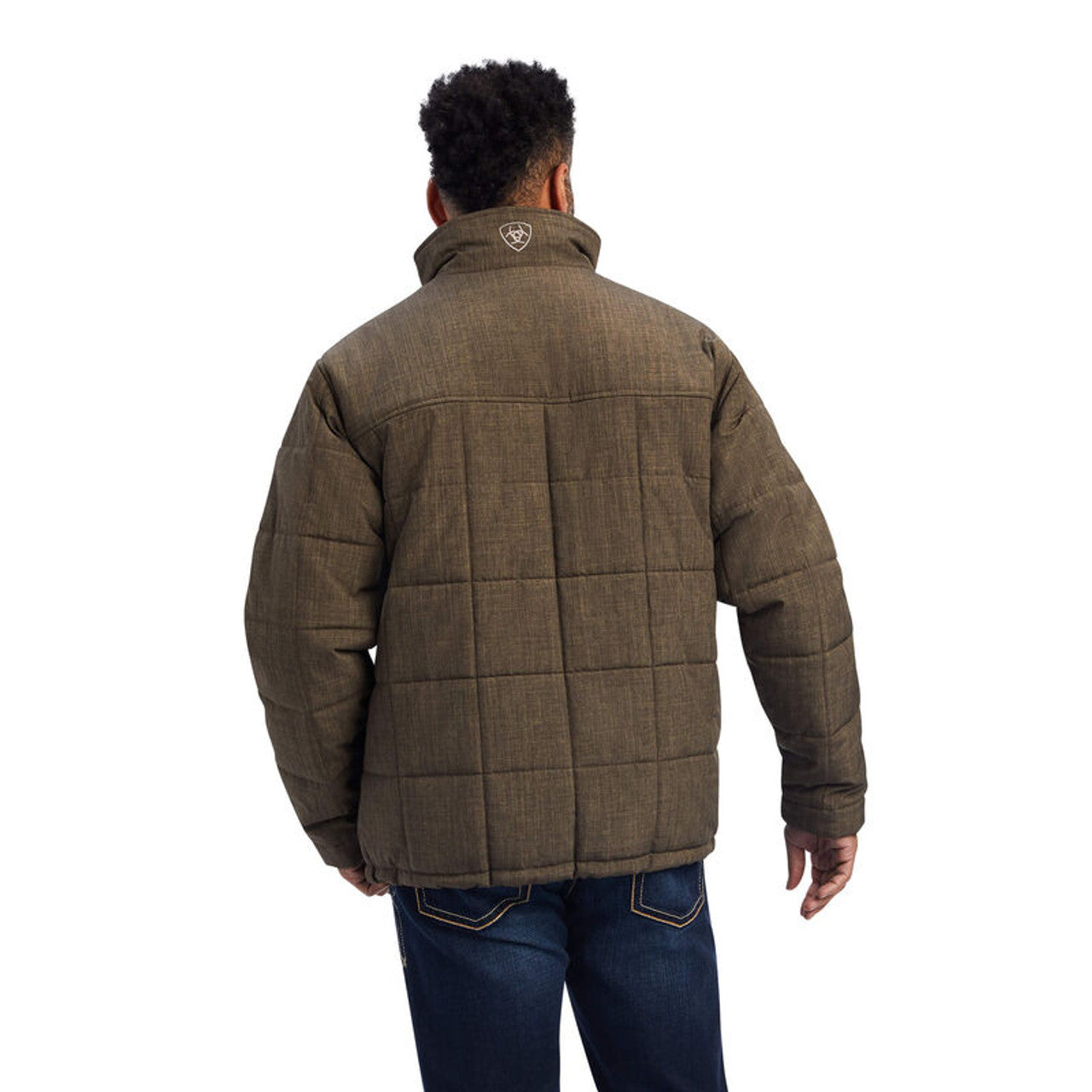 Ariat Men's Crius Insulated Jacket Crocodile Brown 10041575