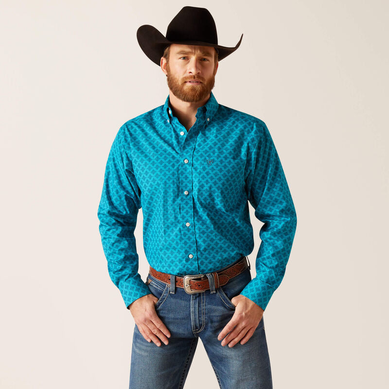 Wrinkle Free Gael Fitted Shirt 10047338