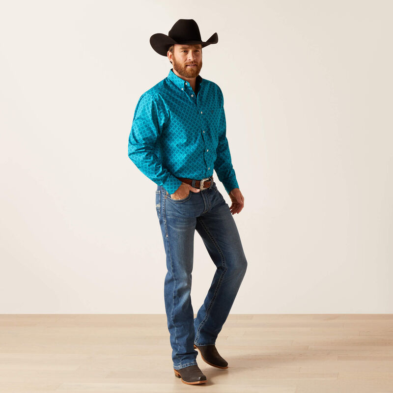Wrinkle Free Gael Fitted Shirt 10047338