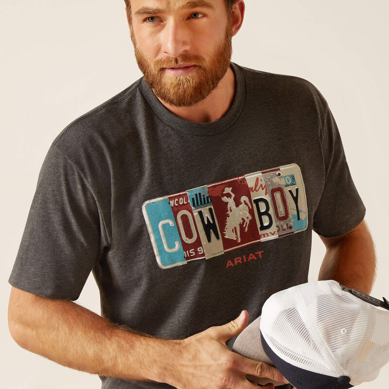 Ariat License Plate Cowboy T-Shirt 10047881