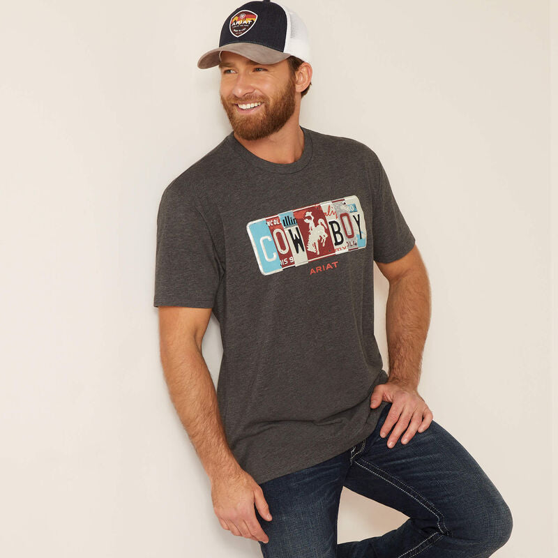 Ariat License Plate Cowboy T-Shirt 10047881