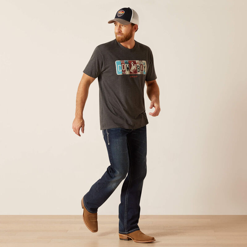 Ariat License Plate Cowboy T-Shirt 10047881