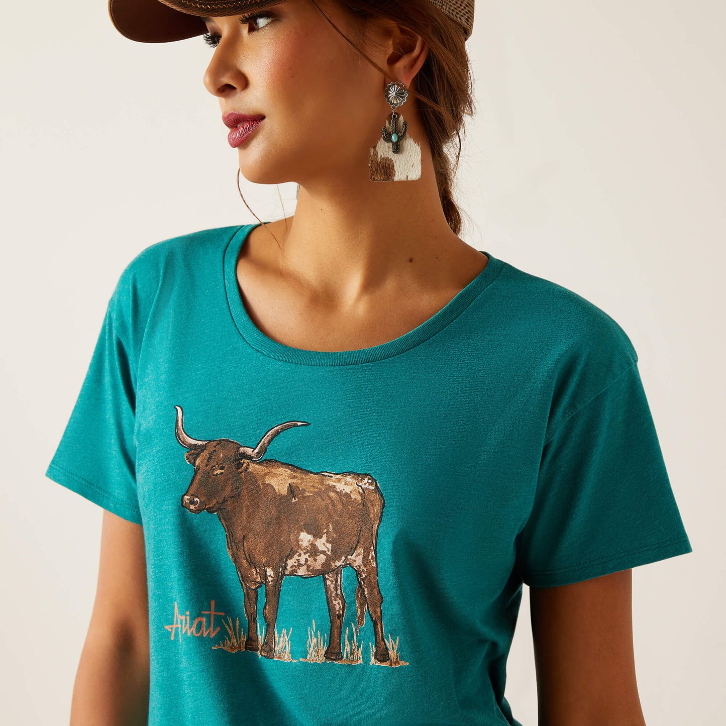 Ariat Longhorn Watercolor T-Shirt 10047920