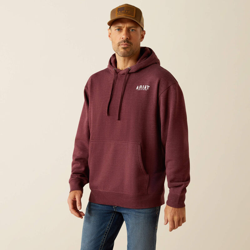 Ariat Western Vertical Flag Hoodie