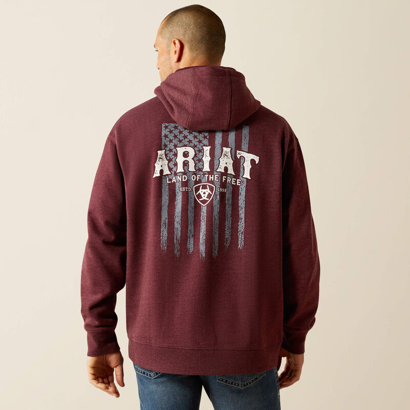 Ariat Western Vertical Flag Hoodie