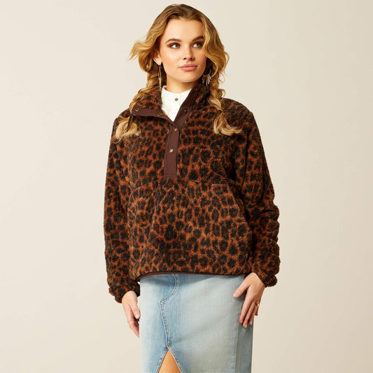 Women's Berber Snap Front Sweatshirt