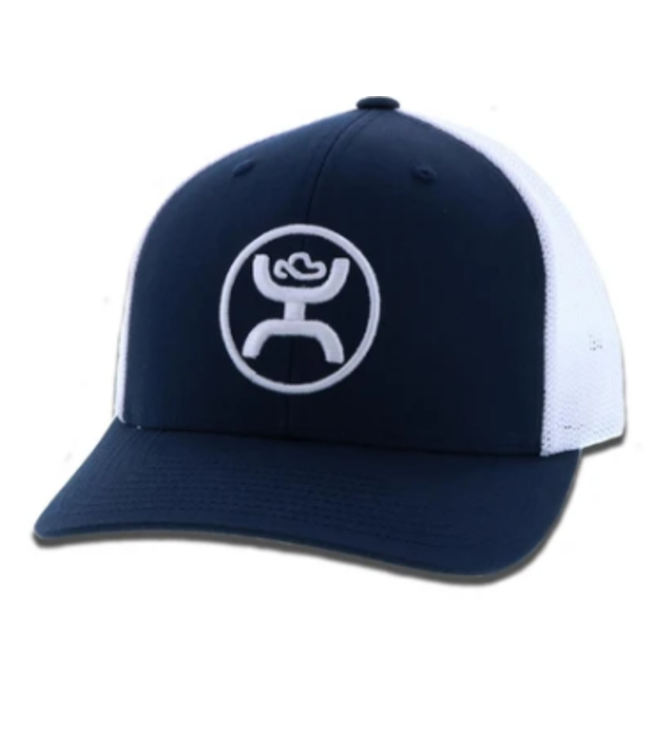 HOOEY "O CLASSIC" YOUTH TRUCKER CAP NAVY/WHITE 1005T-NW