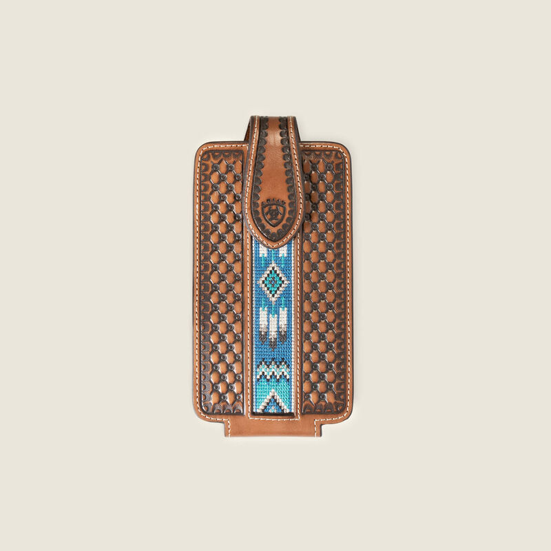 ARIAT brown silver hardware Cell Case A0604002