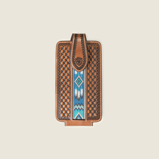 ARIAT brown silver hardware Cell Case A0604002