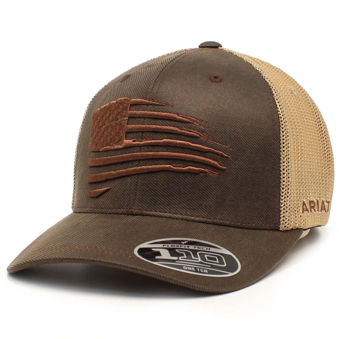 Ariat Circuit Patriot USA Flag Hat, Mesh Back A300012102