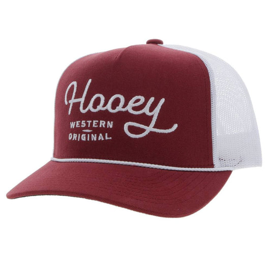 HOOEY "OG" HAT MAROON/WHITE - 2260T-MAWH