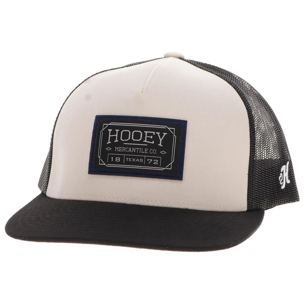 "Doc" Hat Tan/Black w/Rectangle Patch