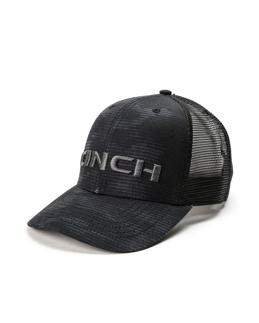 CINCH TRUCKER SNAP LOGO BLACK WESTERN HAT MCC0038021