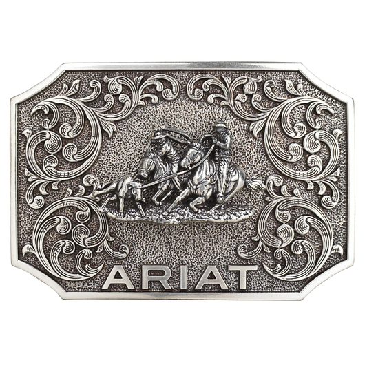 Ariat® Men's Rectangle Team Roper Belt Buckle A37011