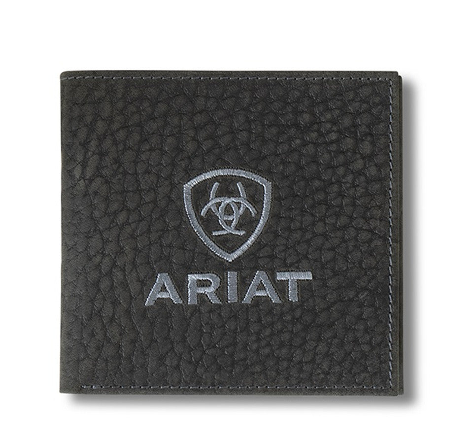 ARIAT BI FOLD BULL HIDE BLACK A3556301