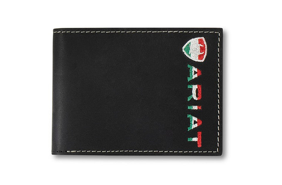 ARIAT BIFOLD MEXICO FLAG BLACK A3555301
