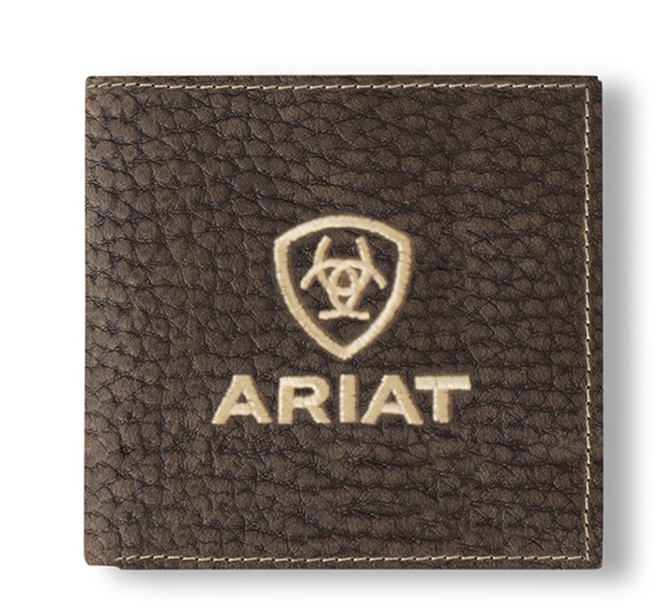 ARIAT BULL HIDE BIFOLD EMBROIDERED A3556002