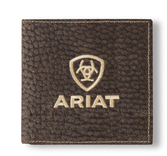 ARIAT BULL HIDE BIFOLD EMBROIDERED A3556002