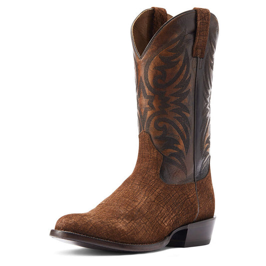 ARIAT BANKROLL HIPPO TAN SUEDE - BOOT MENS WESTERN - 10044557