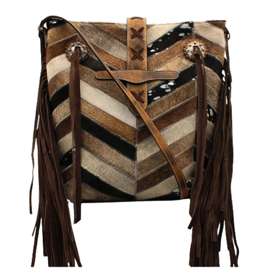 Angel Ranch Chevron Large Crossbody Bag Conceal Carry Purse D330003002